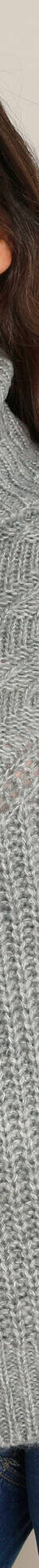 Pull col boule, maille anglaise (gris chiné) Pull col boule, maille anglaise (gris chiné)